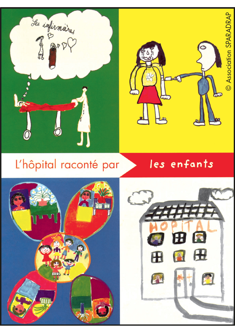Couverture du livre "L'hôpital raconté par les enfants"