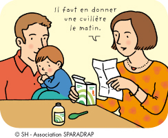 Il faut en donner une cuillère le matin