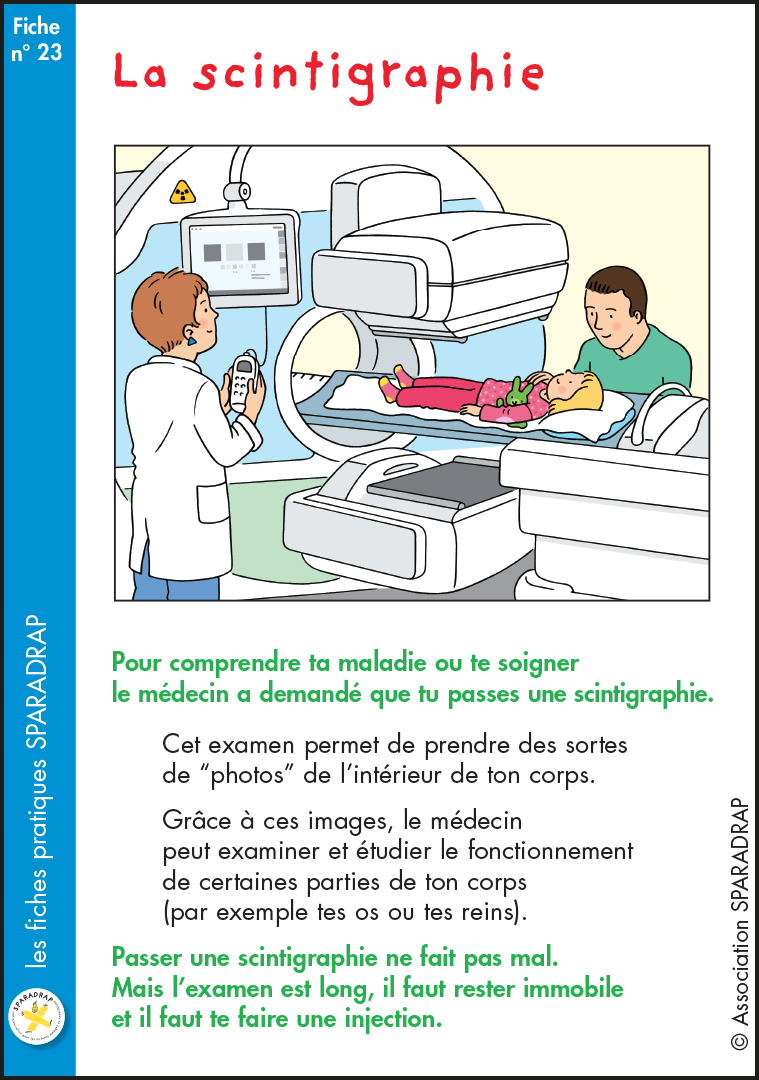 Couverture de la fiche "La scintigraphie"