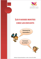 Couverture du livre "Les fausses routes chez l'enfant"