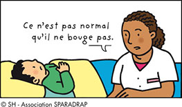 Ce n'est pas normal qu'il ne bouge pas - Extrait du guide "Aïe ! J'ai mal..."