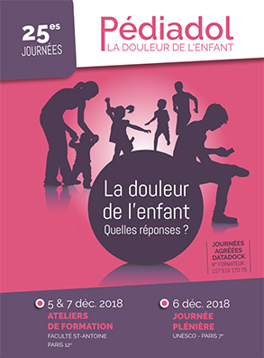 25e journées Pediadol - Affiche