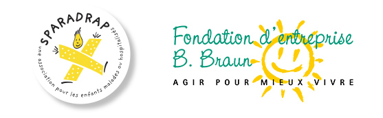 Logos SPARADRAP et fondation B.Braun