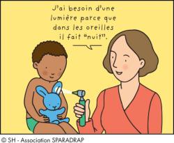 Médecin Utilisant Un Otoscope Sur Un Petit Enfant Pour Faire Un