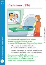 Couverture de la fiche "L'examen IRM"